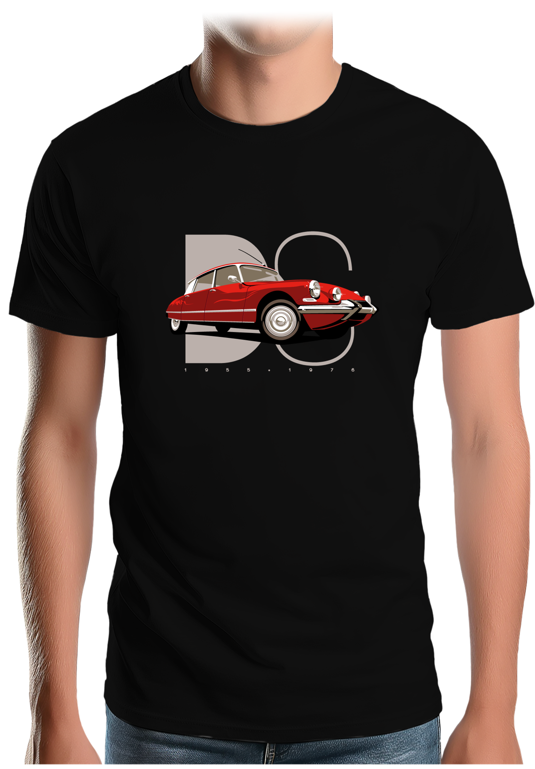 T-Shirt Homme Voiture Ancienne Vintage