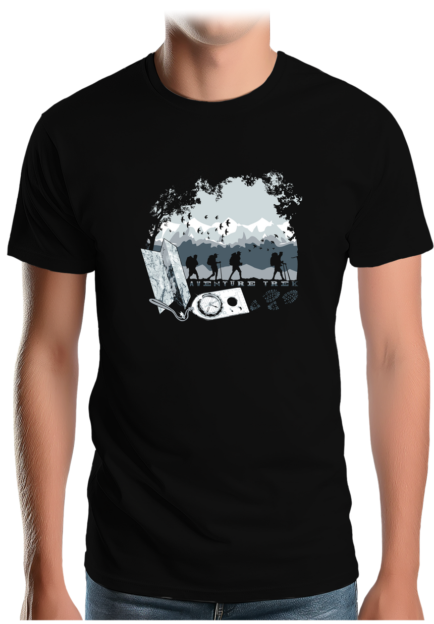 T-Shirt Homme Trek Aventure, la randonnée