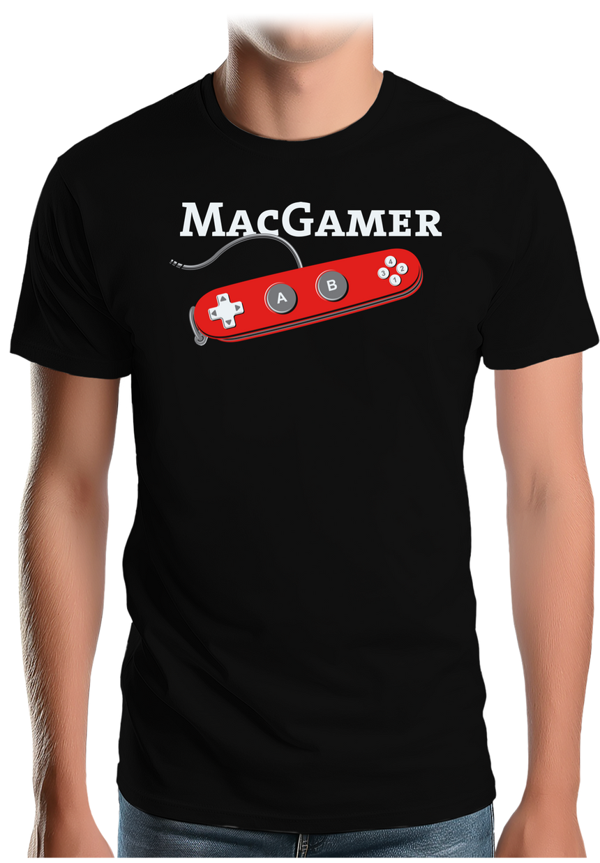 T-Shirt Homme La manette MacGamer