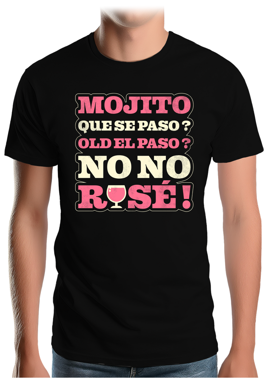 T-Shirt Homme Que se paso ? No no rosé