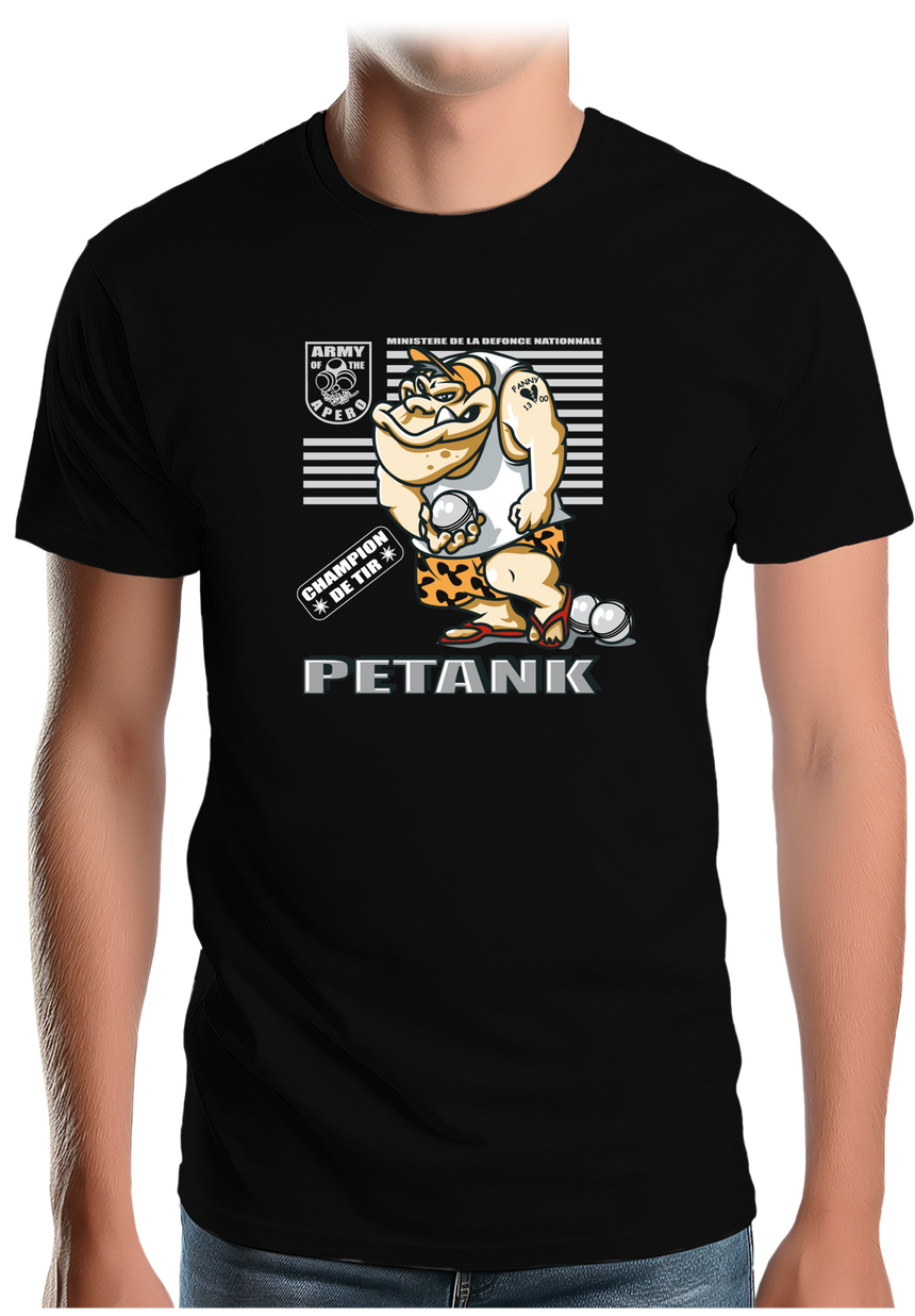 T-Shirt Homme Petank pour les costauds