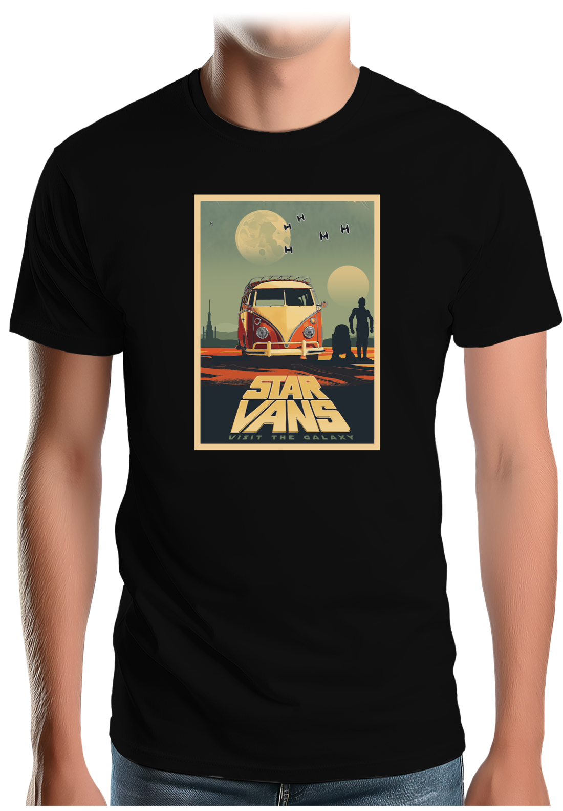 T-Shirt Homme Star Vans sur le départ