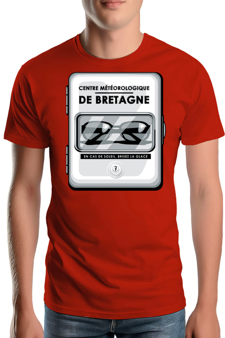 T-Shirt Homme Sun Glass Bretagne Lunette