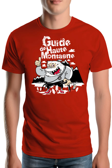 T-Shirt Homme Guide de haute montagne