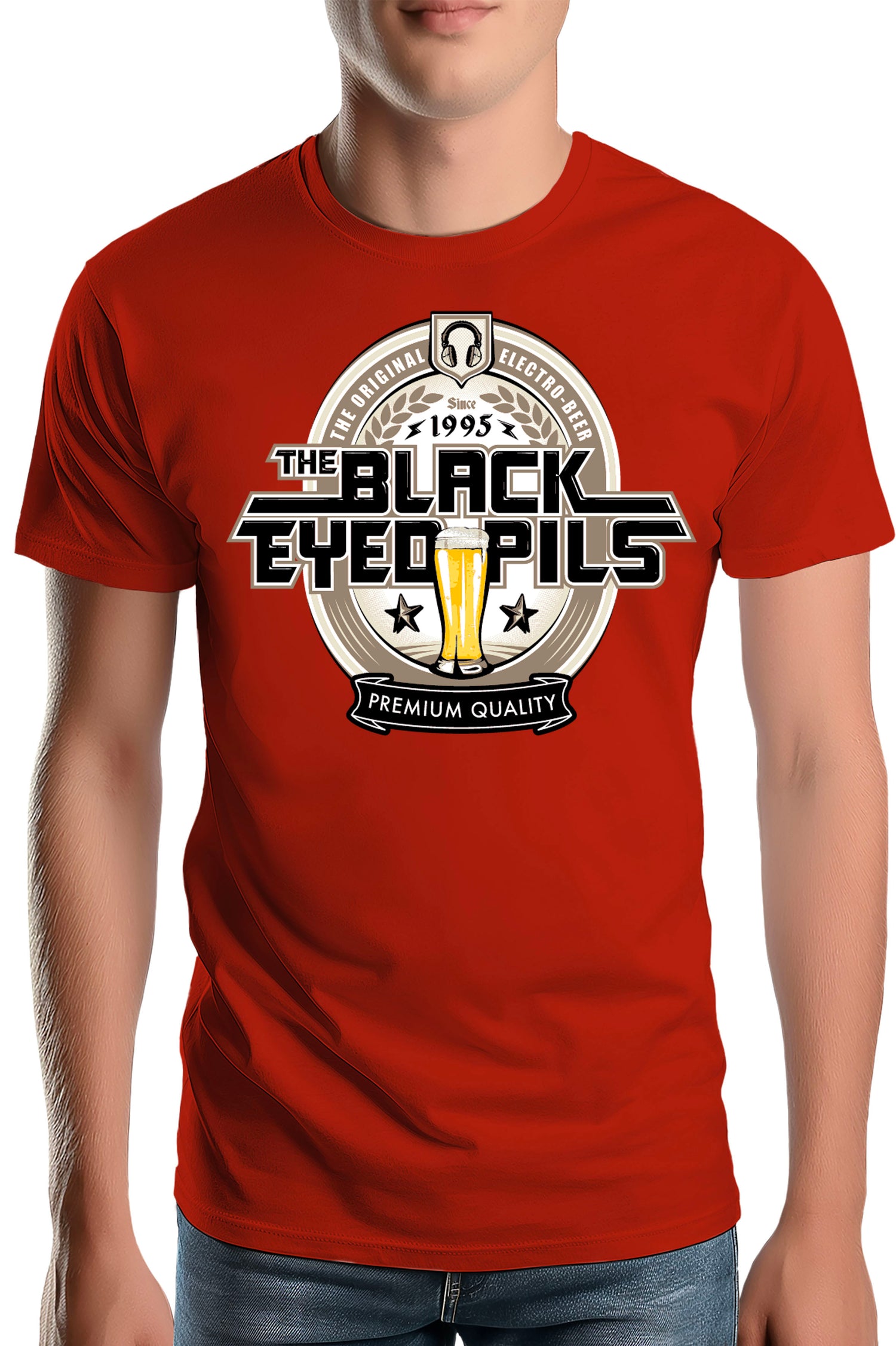 T-Shirt Homme Bière Black Eyed Pils
