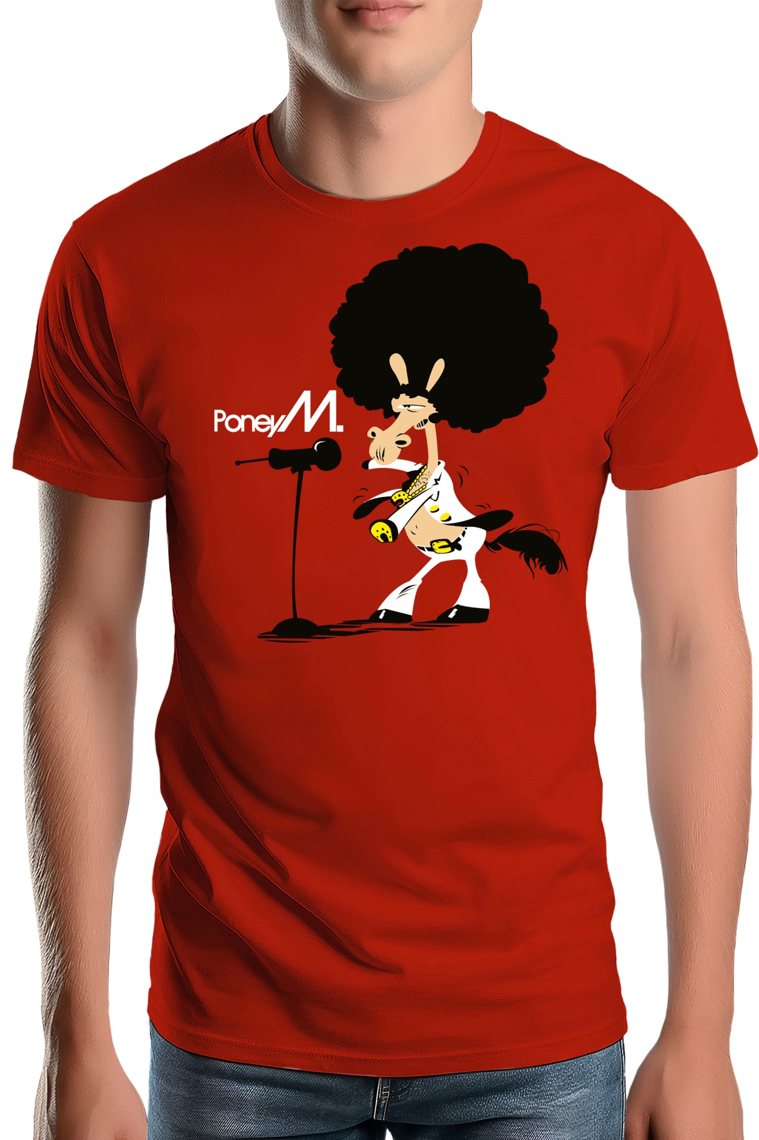 T-Shirt Homme Poney M