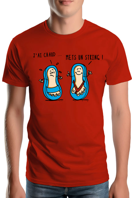 T-Shirt Homme Tong String