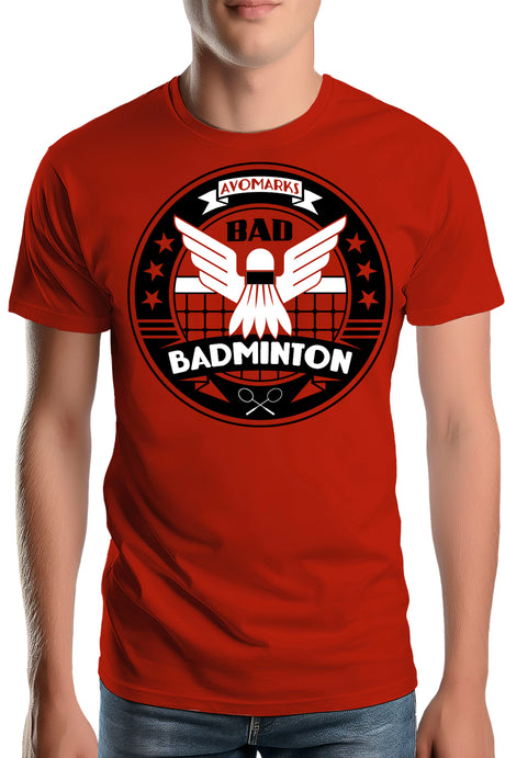 T-Shirt Homme Bad badminton university