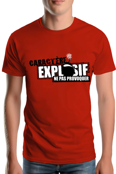 T-Shirt Homme Caractère explosif