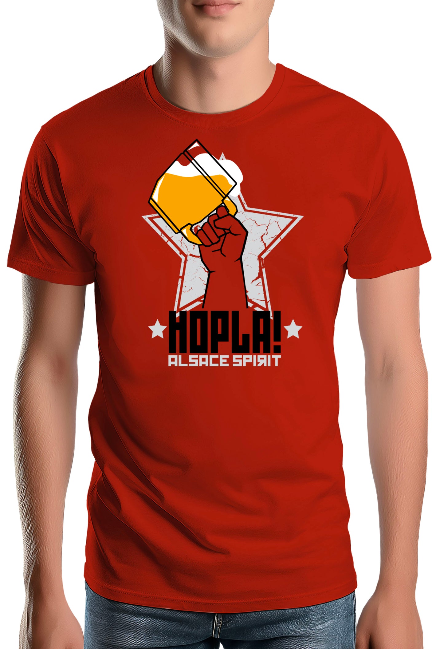 T-Shirt Homme Hopla Alsace Spirit
