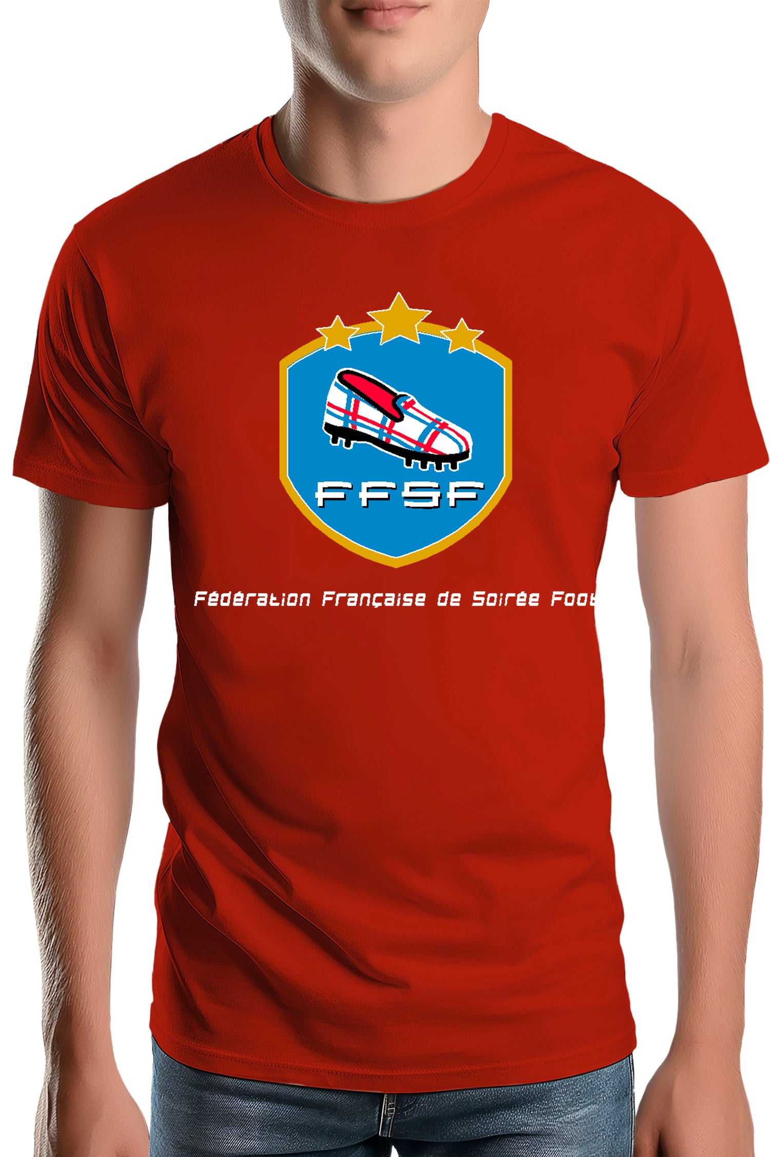 T-Shirt Homme Fédération Française de soirée foot