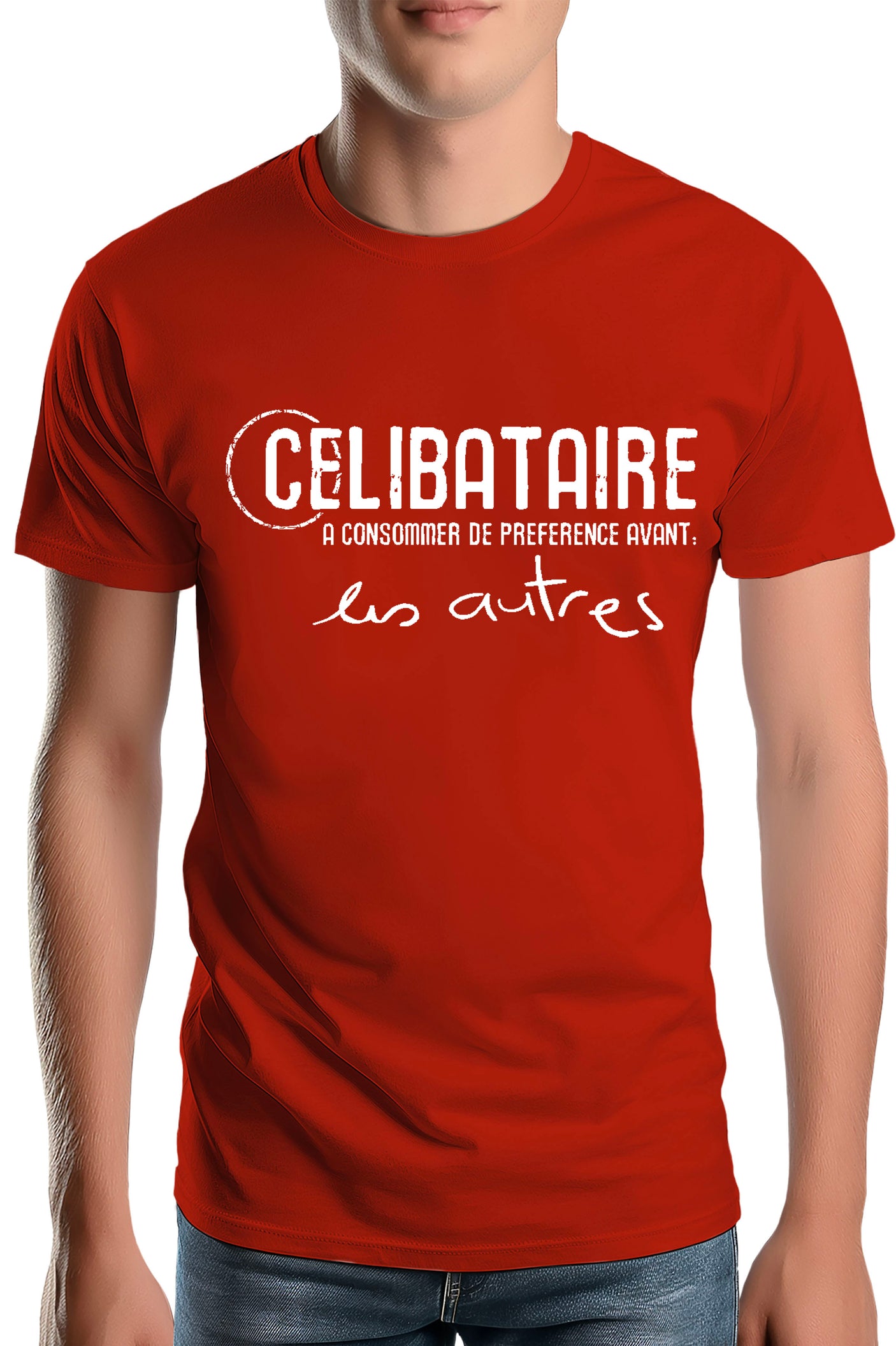 T-Shirt Homme Célibataire à consommer avant les autres
