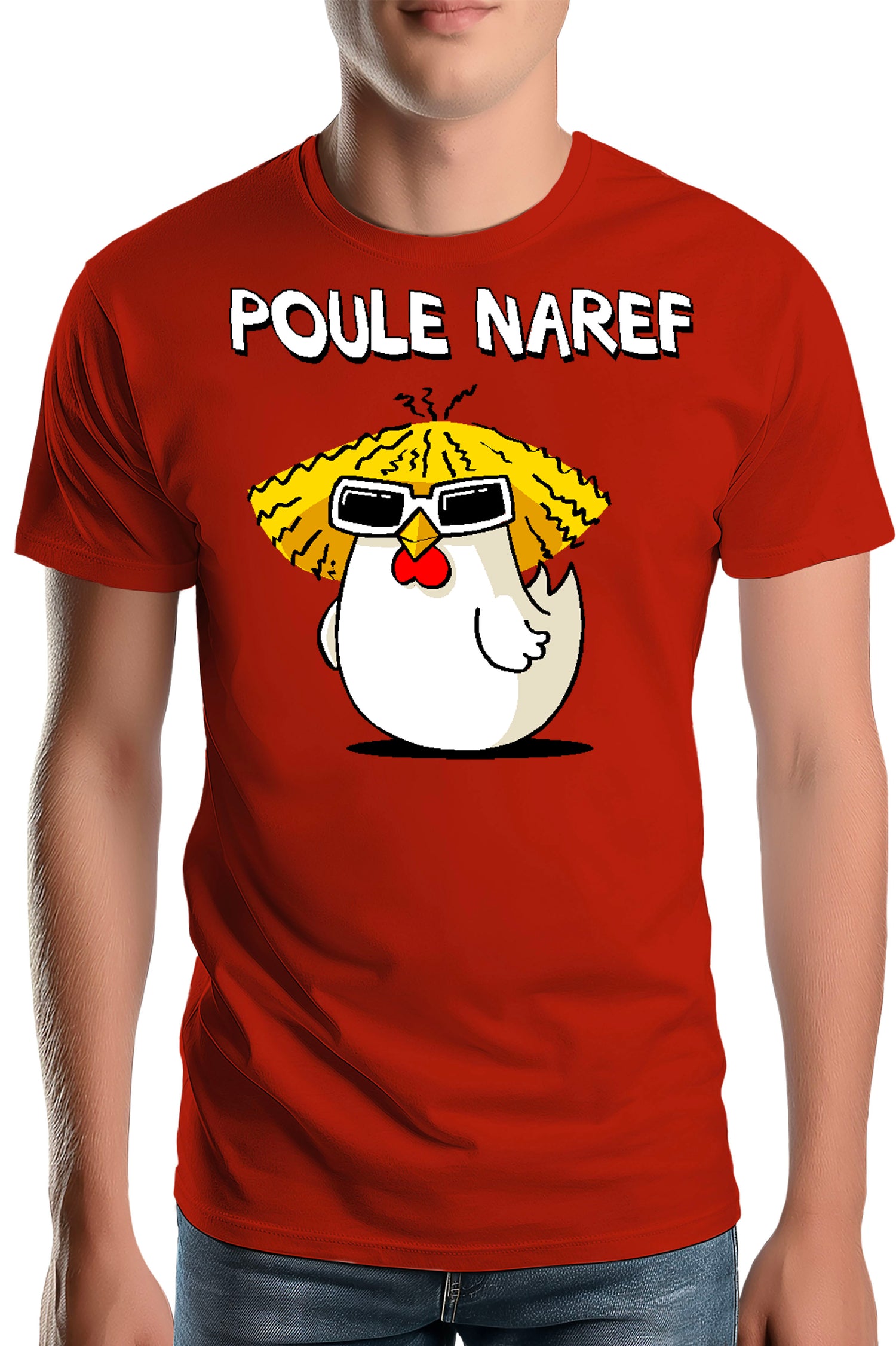 T-Shirt Homme Poule Naref