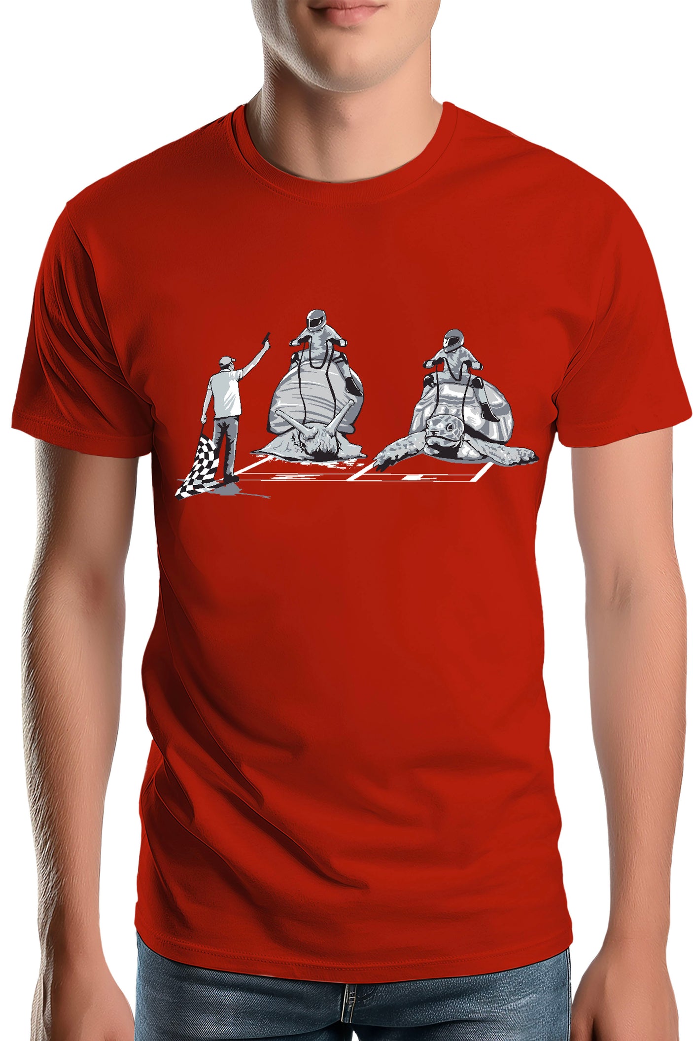 T-Shirt Homme La Course d'escargots