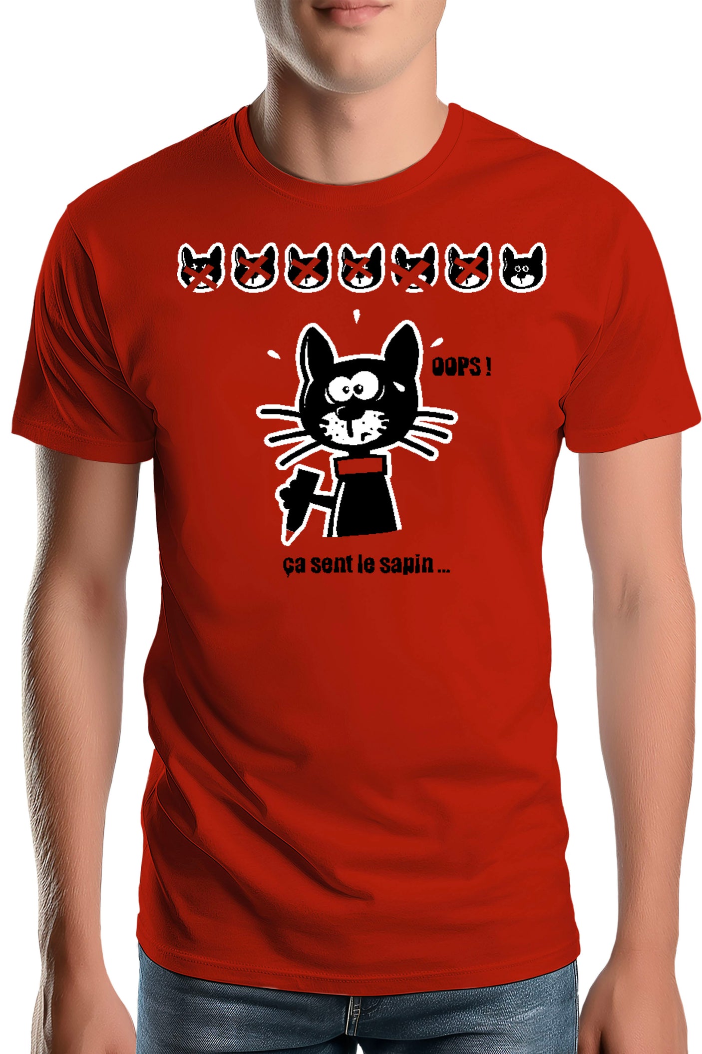 T-Shirt Homme Vie De Chat