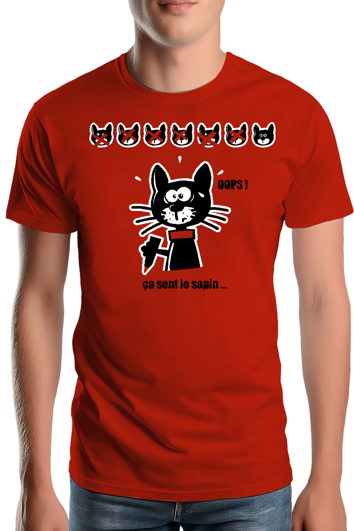 T-Shirt Homme Vie De Chat