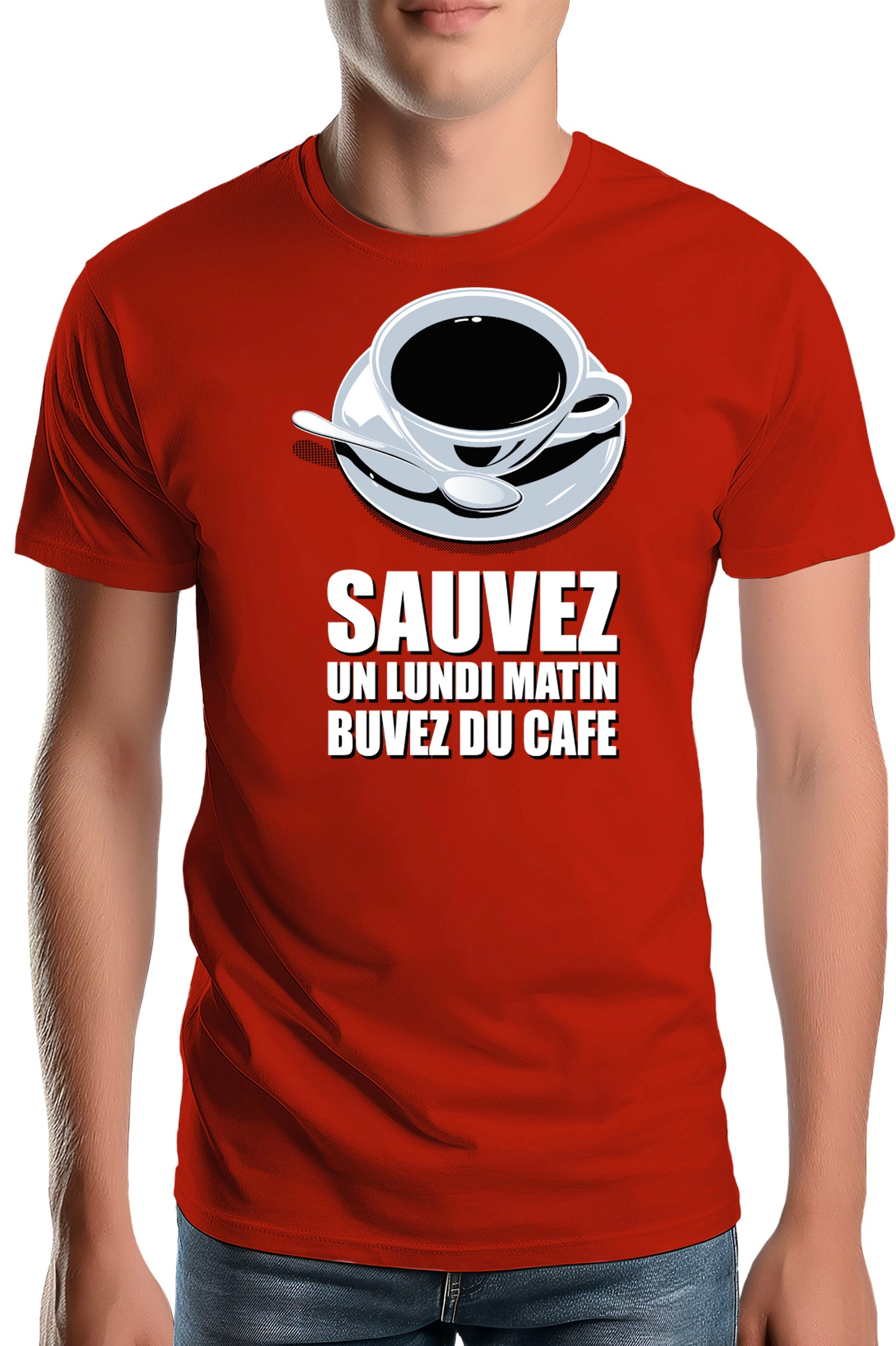 T-Shirt Homme Sauvez Un Lundi Matin