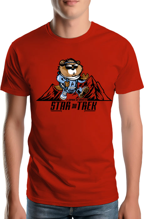 T-Shirt Homme La star du trek