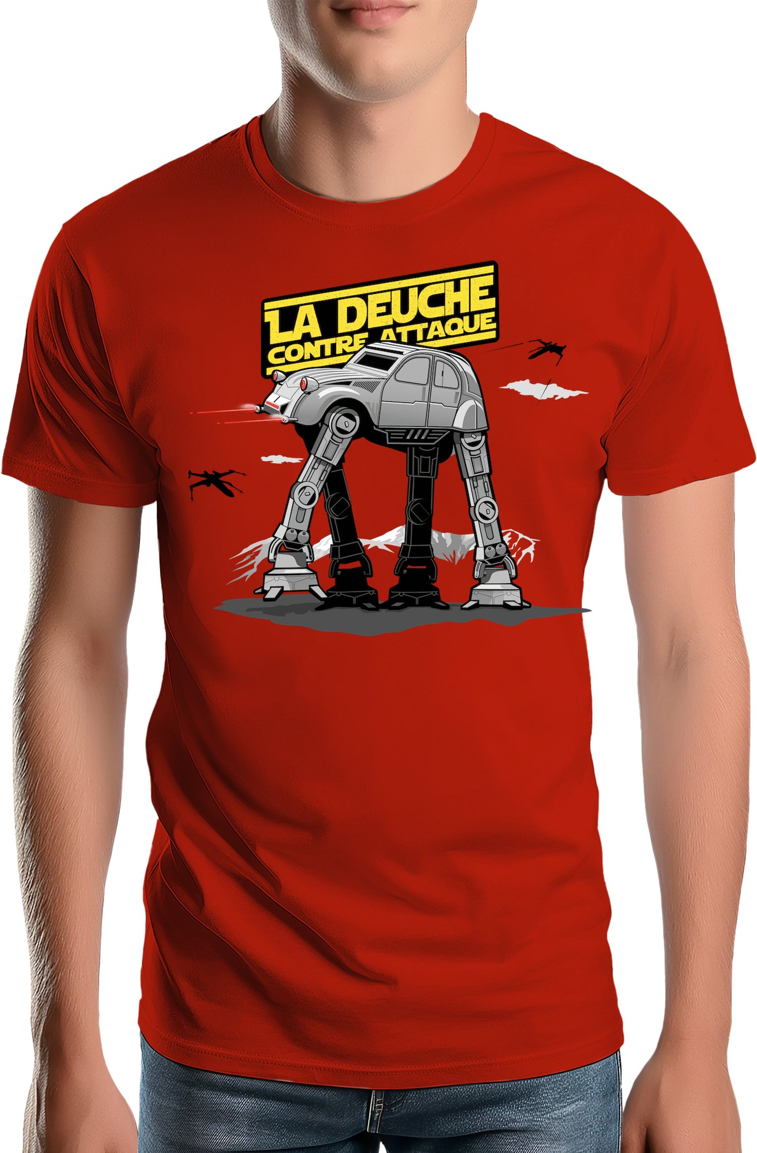 T-Shirt Homme La deuch contre attaque