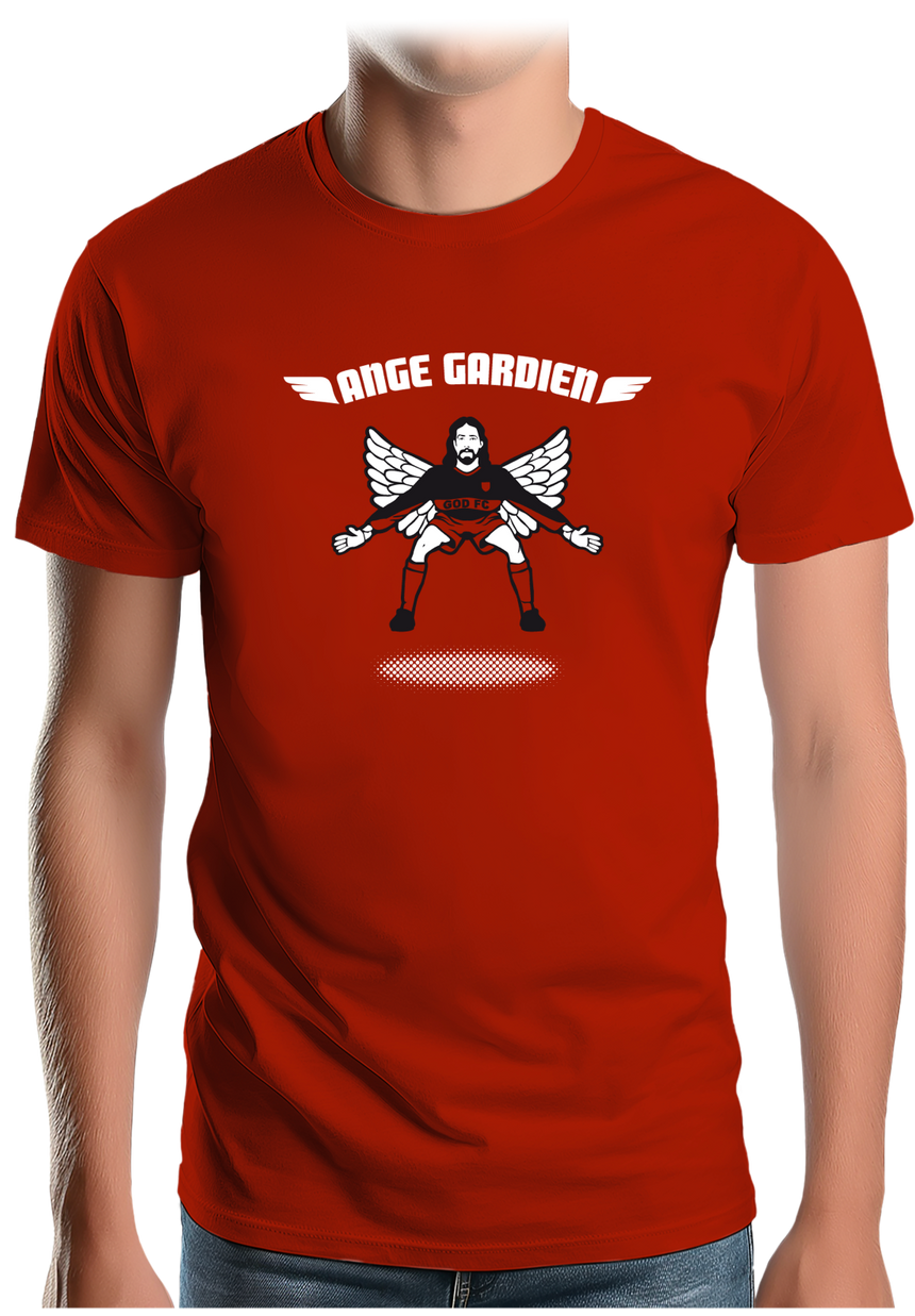 T-Shirt Homme Foot Ange Gardien