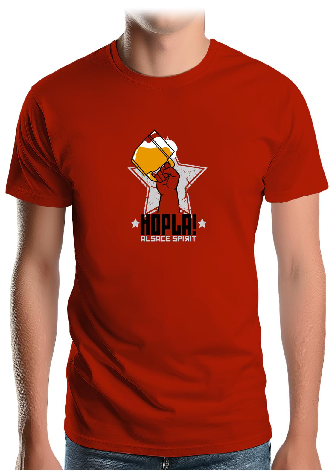 T-Shirt Homme Hopla Alsace Spirit