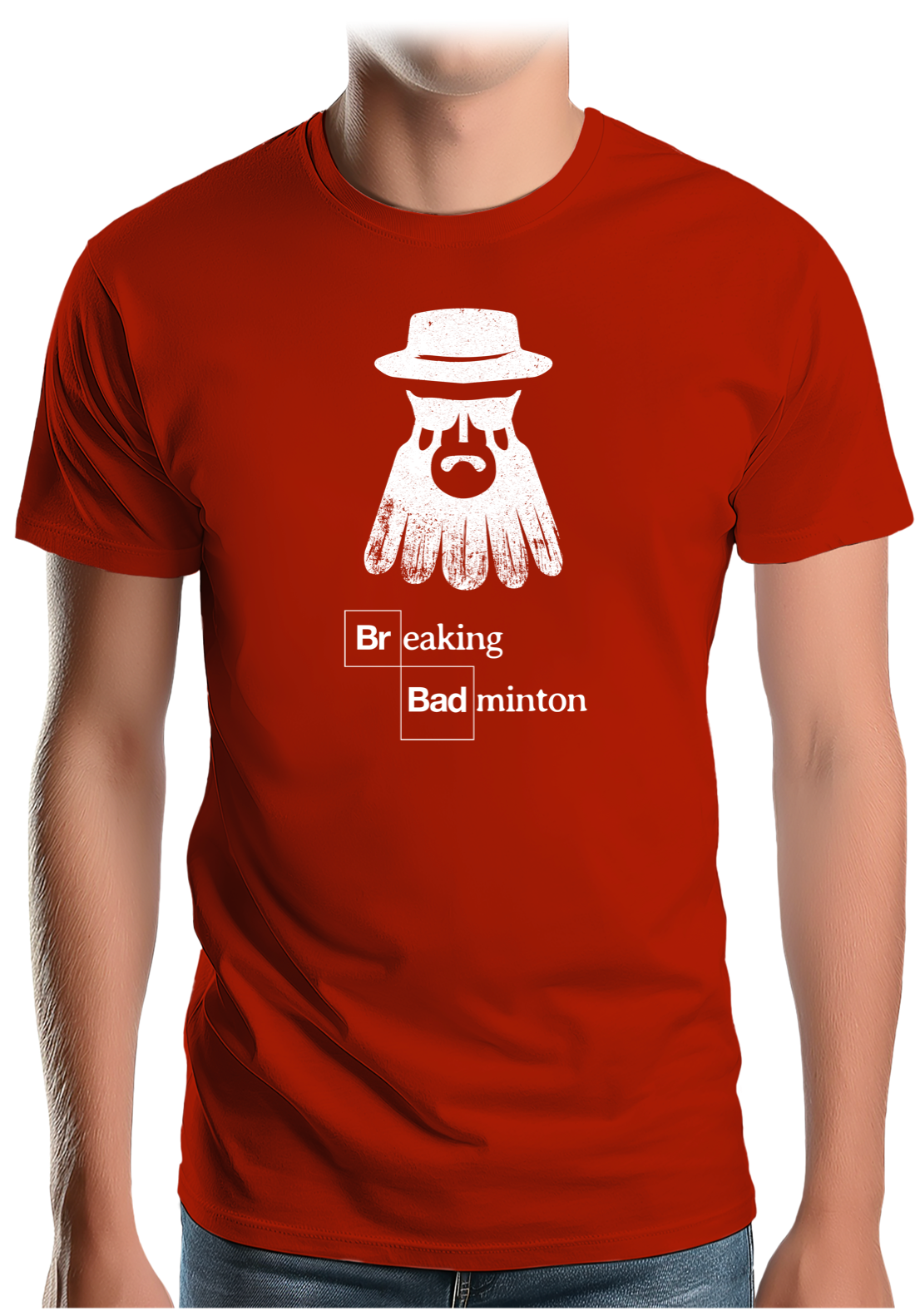 T-Shirt Homme Breaking Badminton