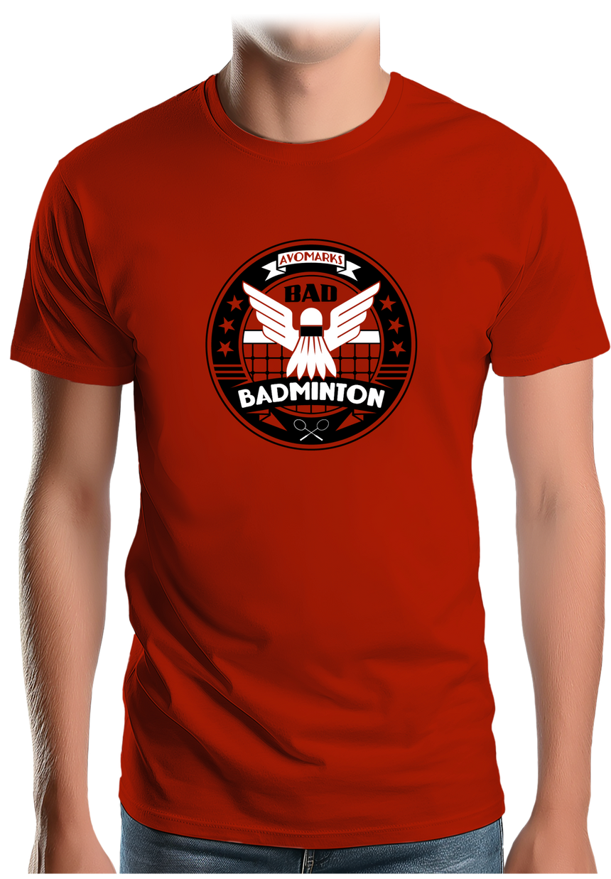 T-Shirt Homme Bad badminton university