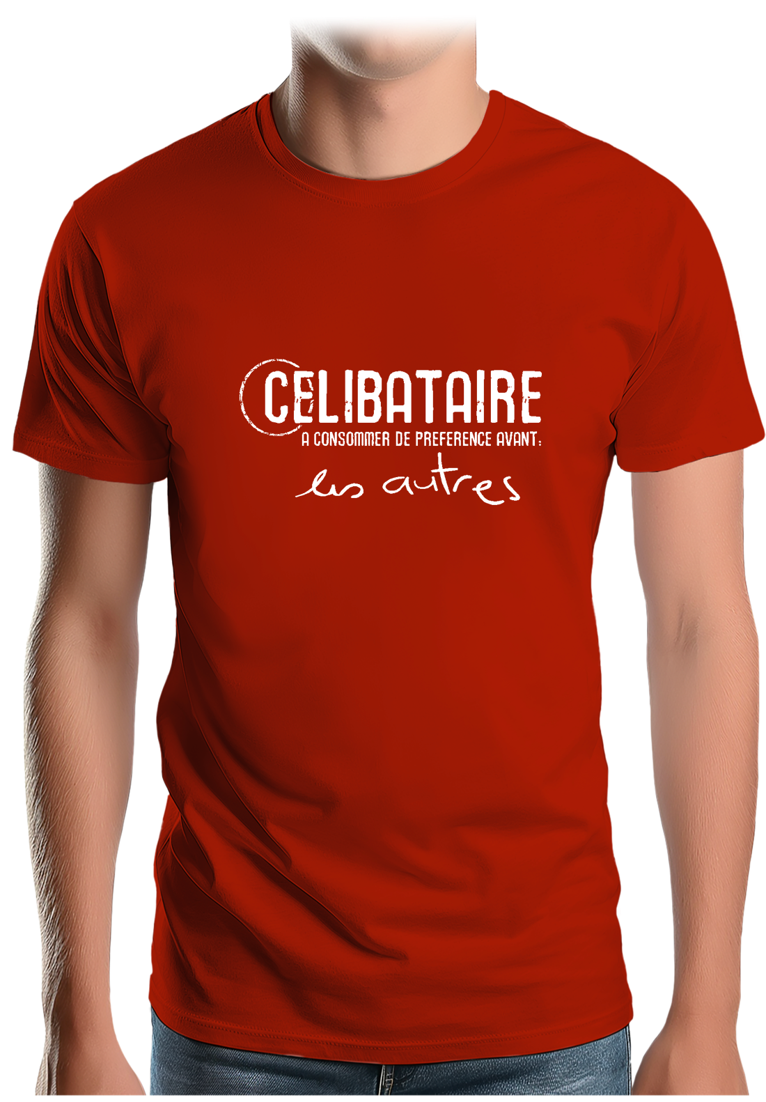 T-Shirt Homme Célibataire à consommer avant les autres