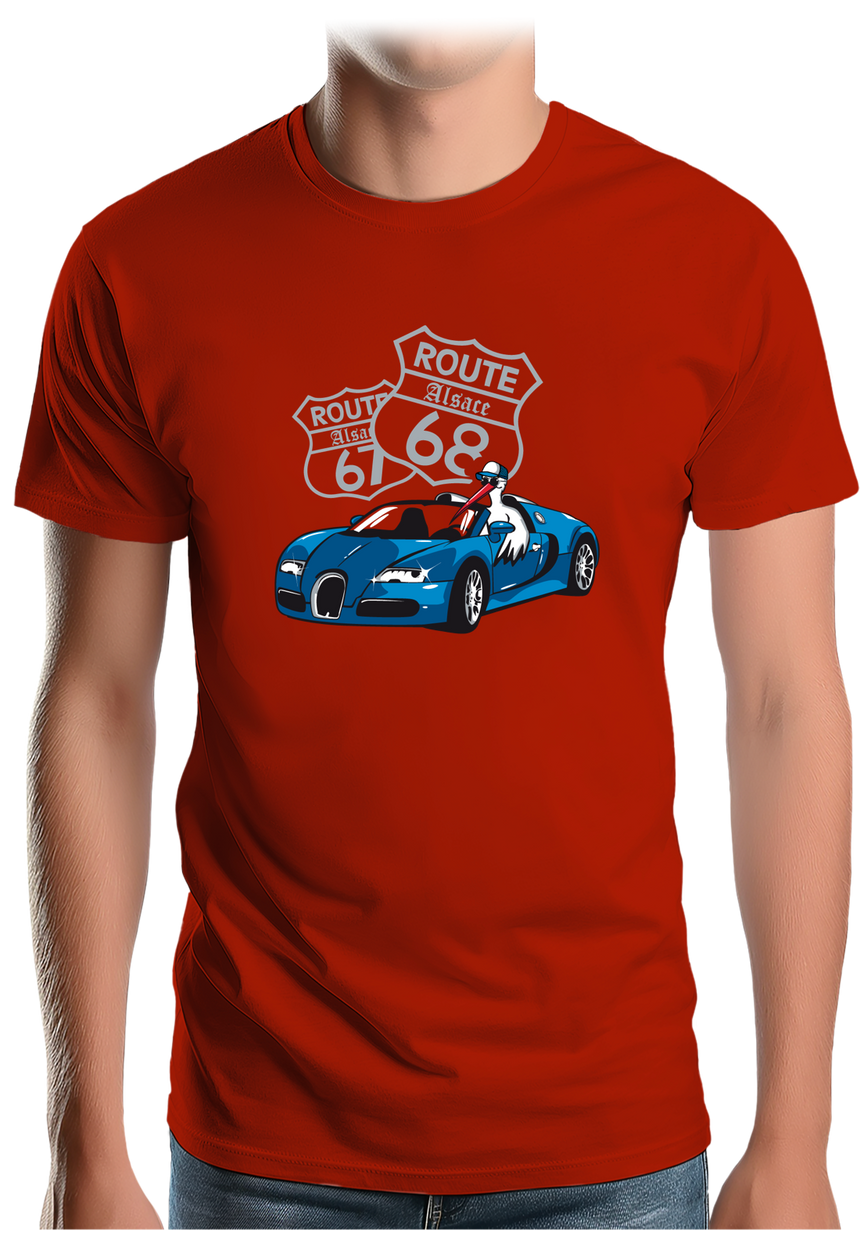 T-Shirt Homme La Route de Molsheim