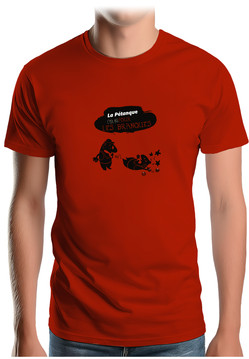 T-Shirt Homme La pétanque pas pour les nuls