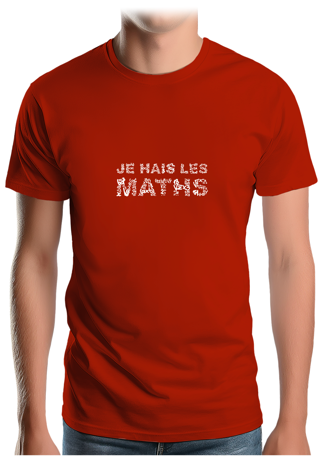 T-Shirt Homme Je Hais Les Maths
