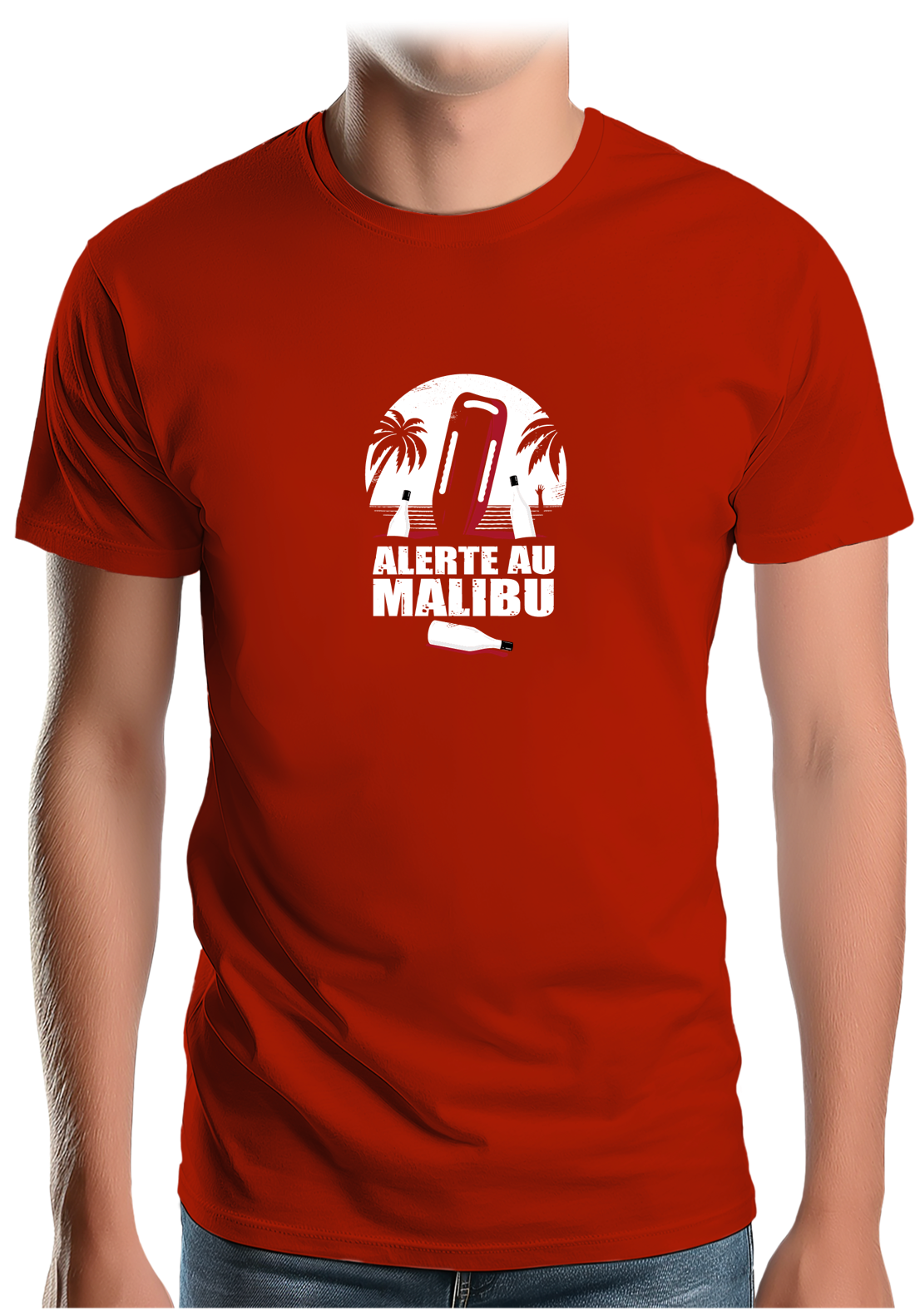 T-Shirt Homme Alerte au Malibu