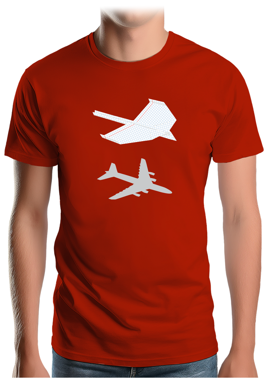 T-Shirt Homme Le Planeur en papier