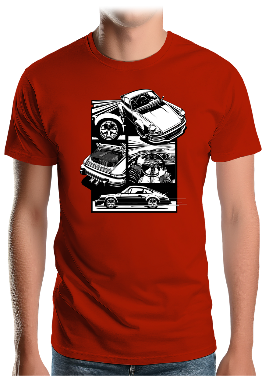 T-Shirt Homme 930 Turbo en bande dessiné