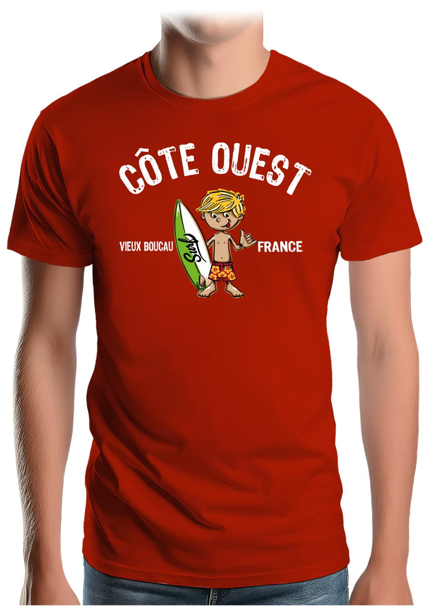 T-Shirt Homme Petit surfeur personnalisé