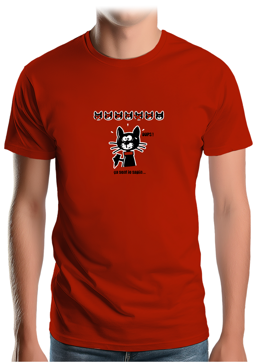 T-Shirt Homme Vie De Chat