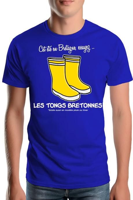 T-Shirt Homme Les Tongs Bretonnes
