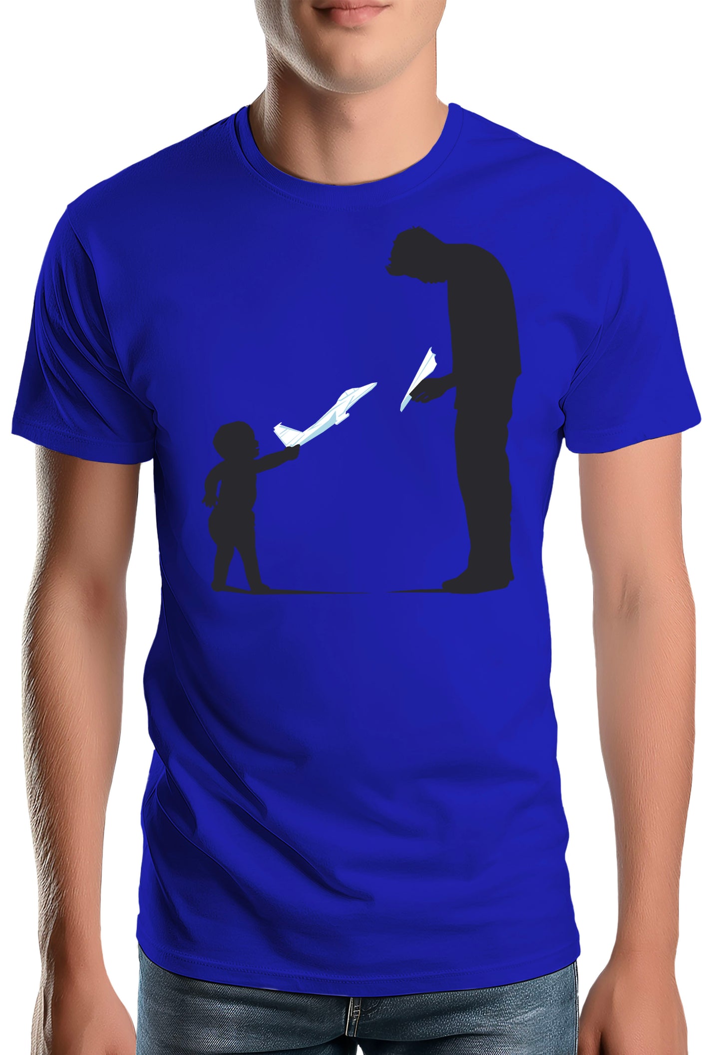 T-Shirt Homme Père Et Fils Avion