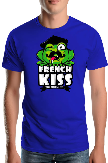 T-Shirt Homme French kiss la grenouille