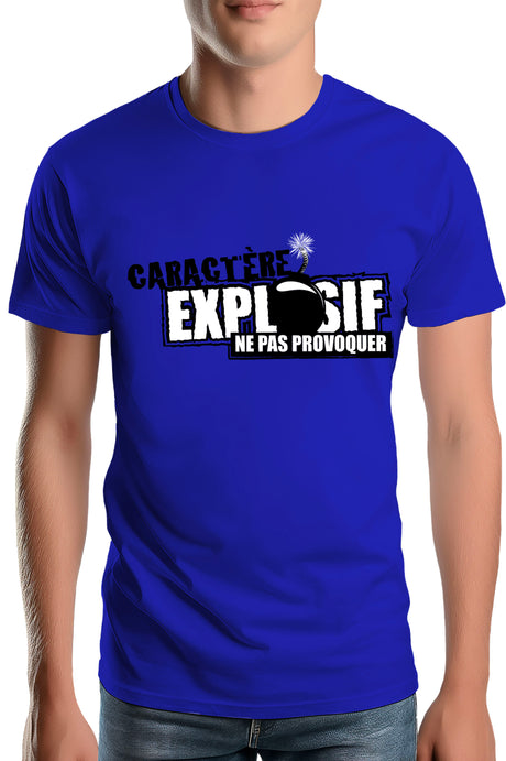 T-Shirt Homme Caractère explosif
