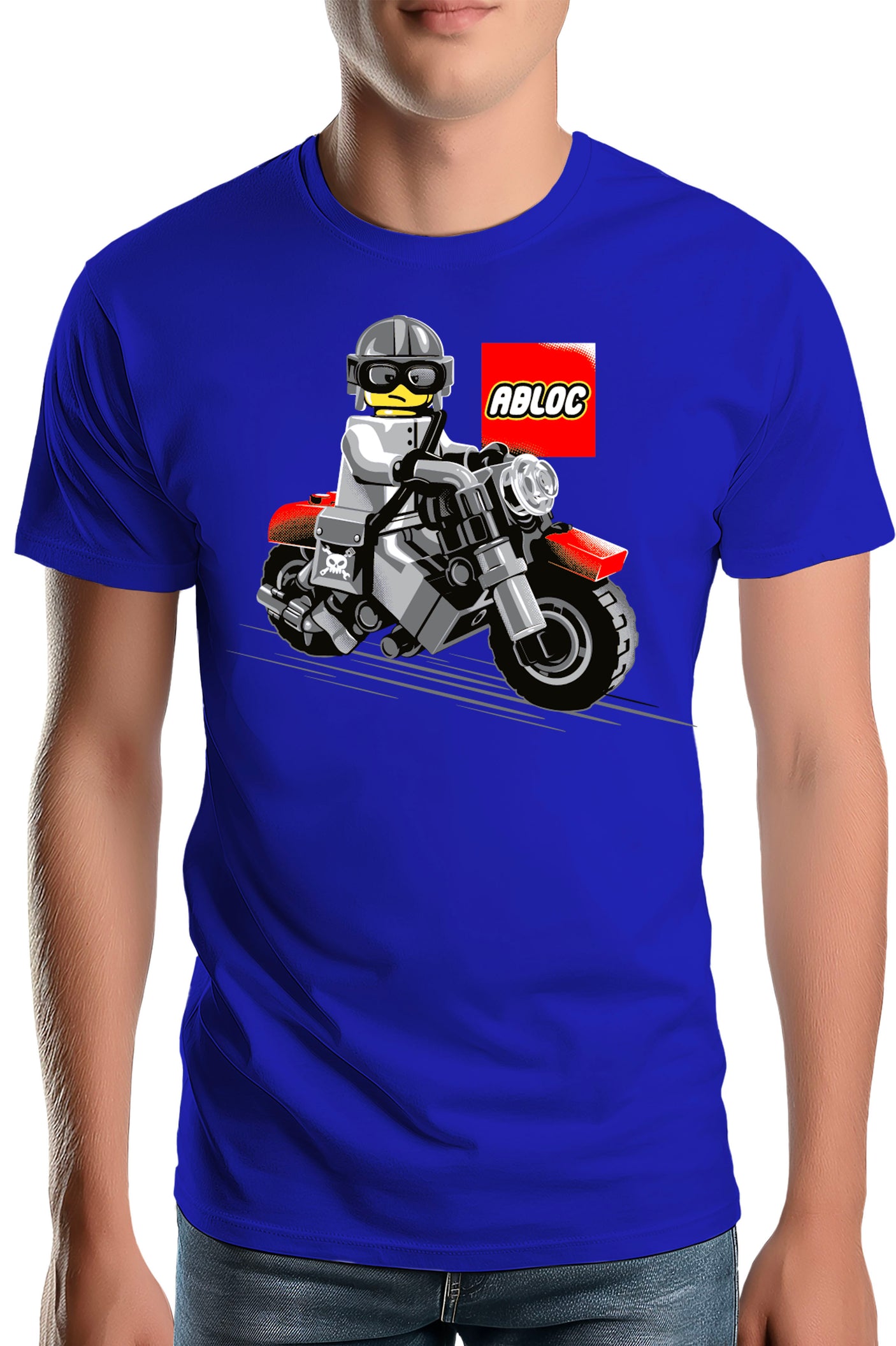 T-Shirt Homme La moto de construction pour les enfants
