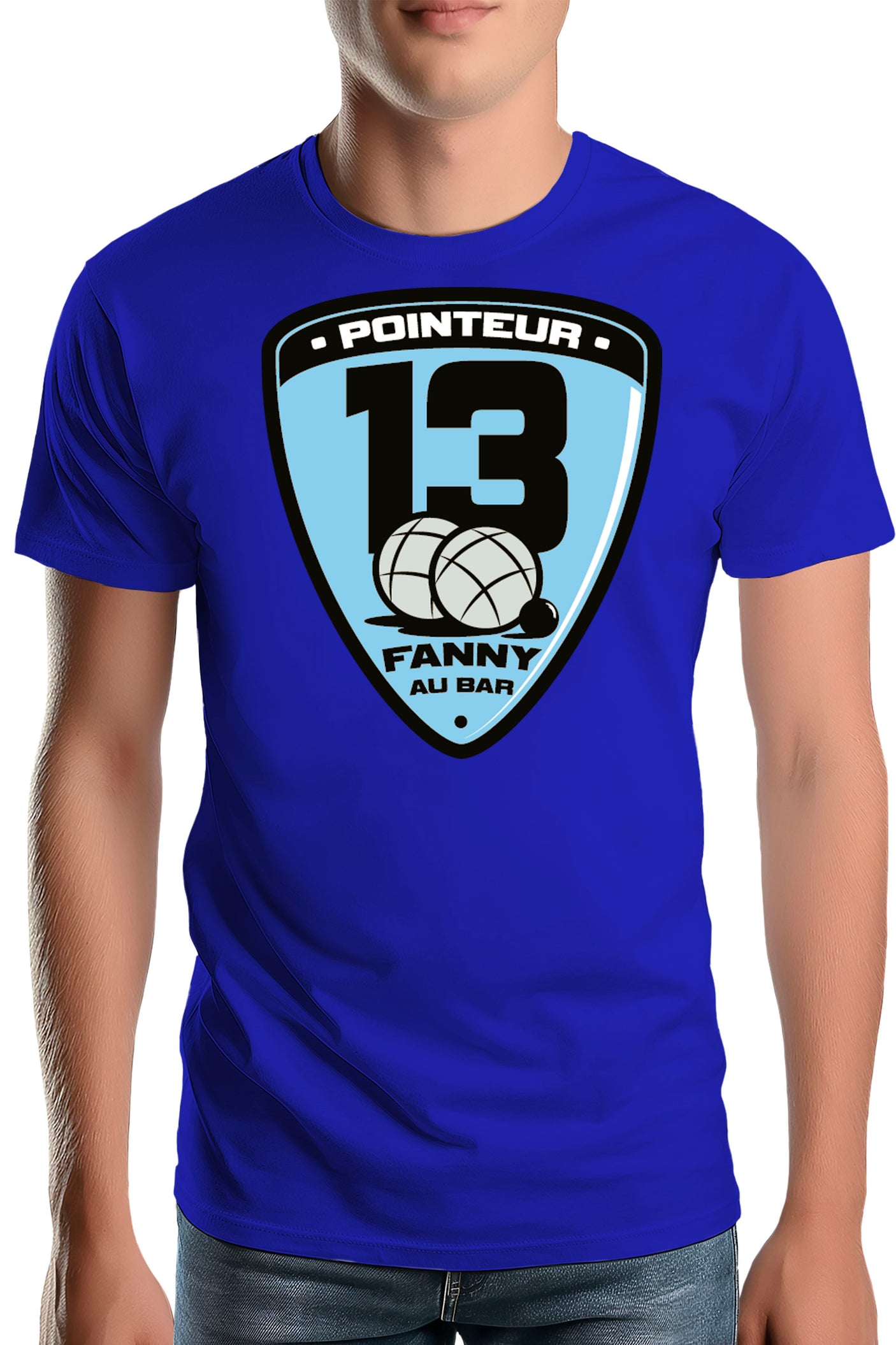 T-Shirt Homme Fanny au bar, pointeur