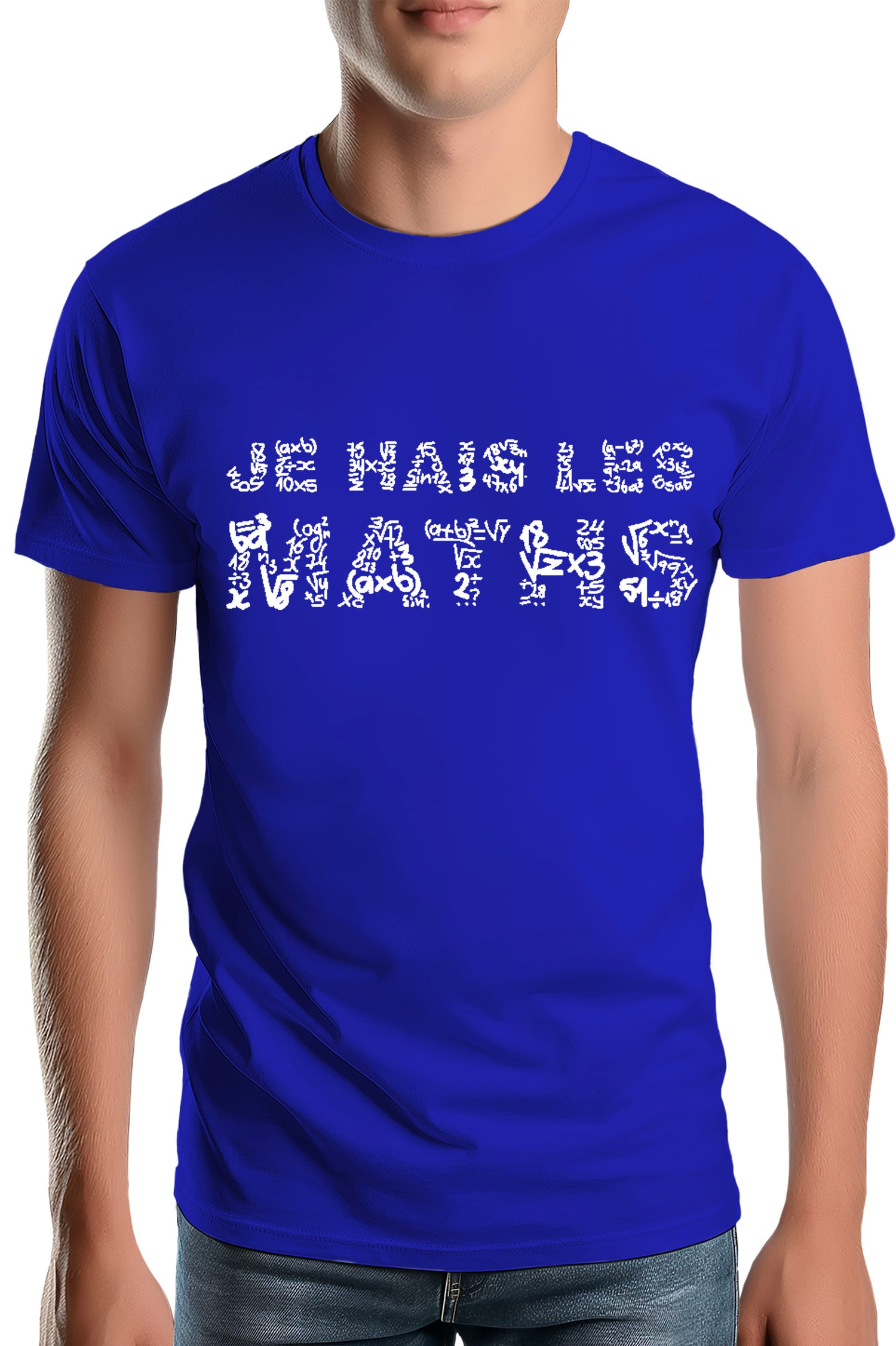 T-Shirt Homme Je Hais Les Maths
