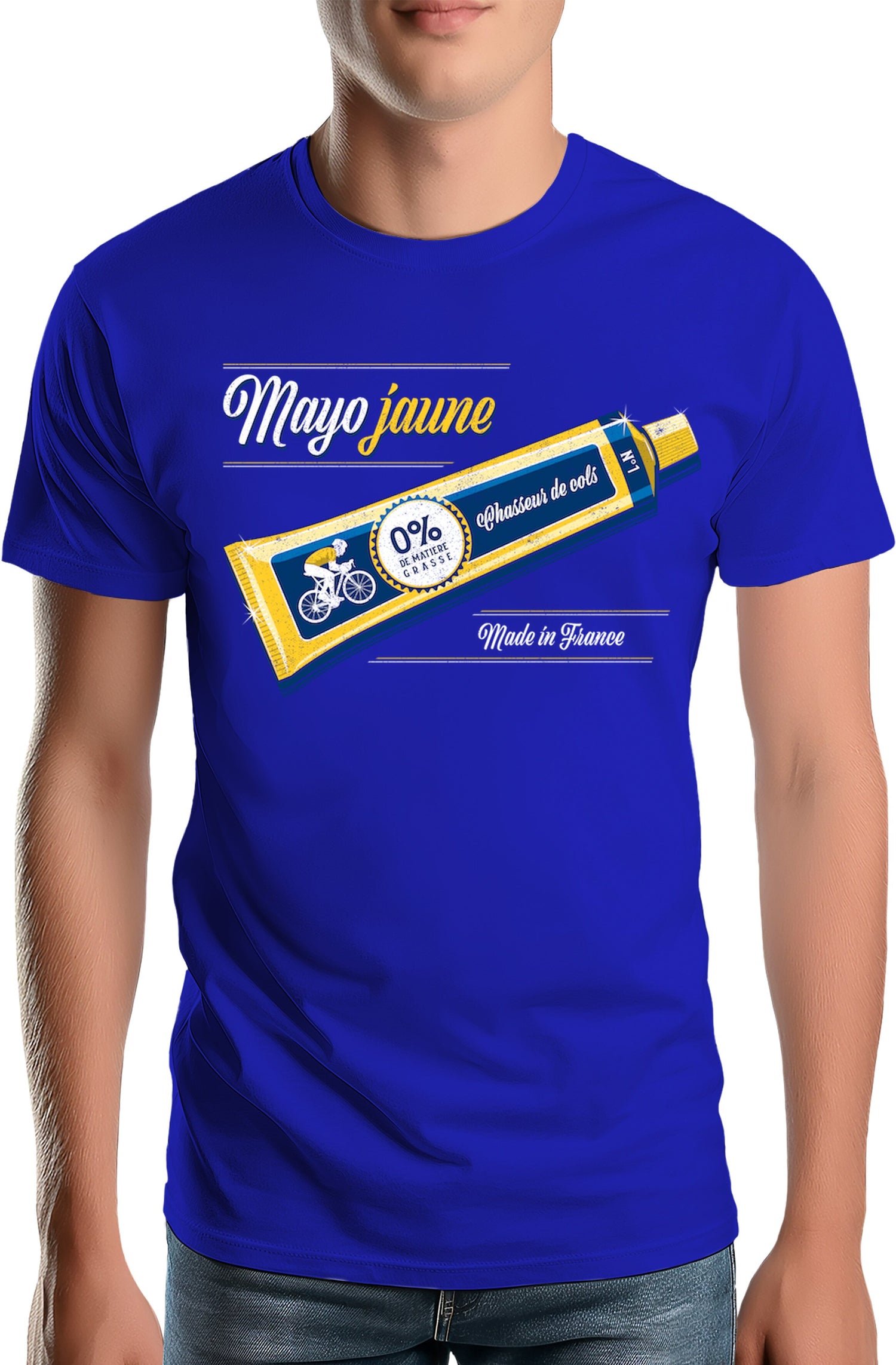 T-Shirt Homme Mayo jaune