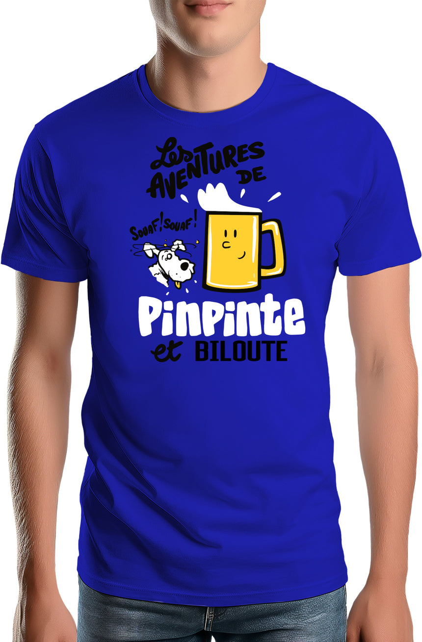 T-Shirt Homme Les aventures de Pinpinte et Biloute