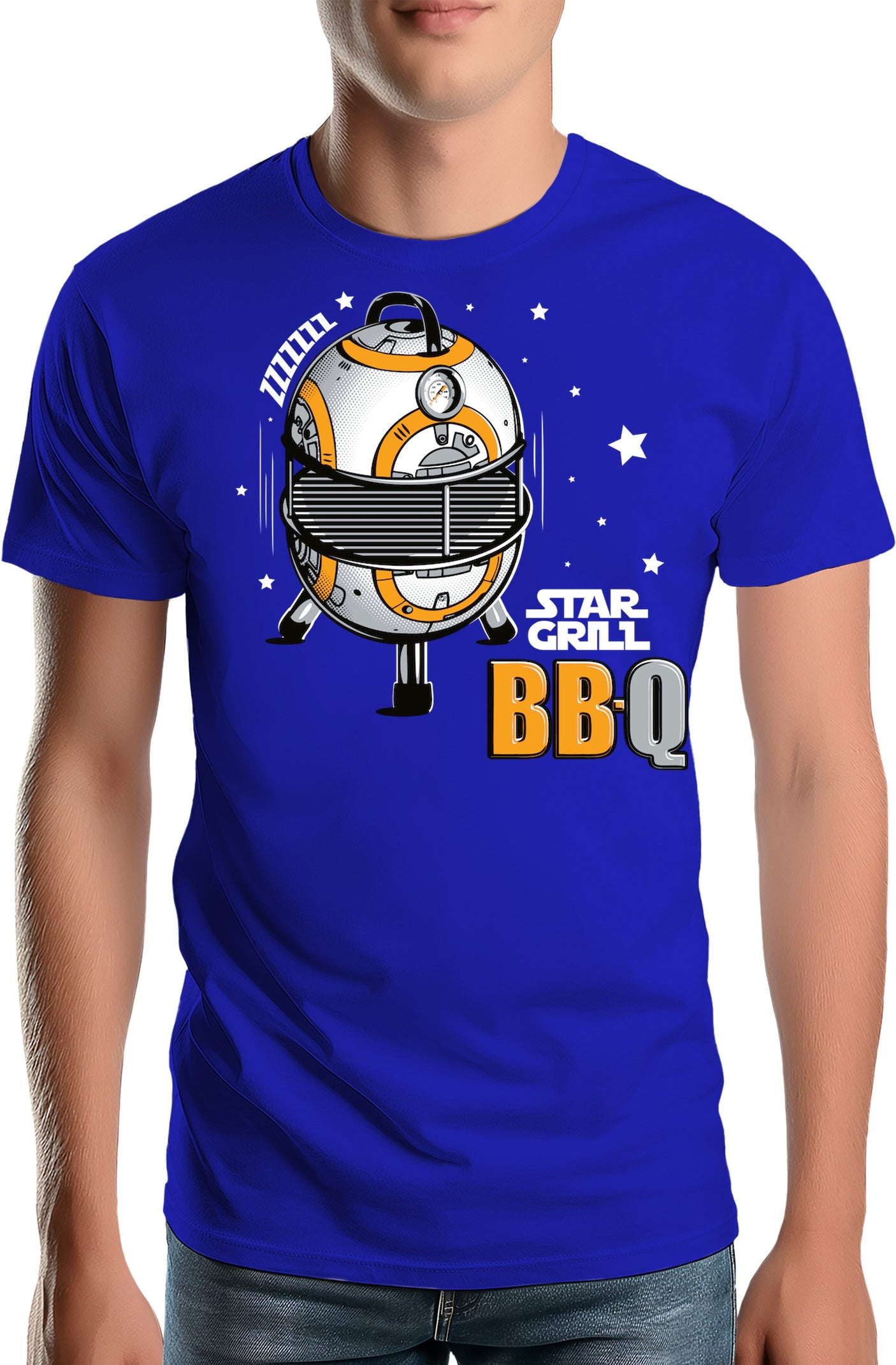 T-Shirt Homme BBQ Wars le retour de star grill