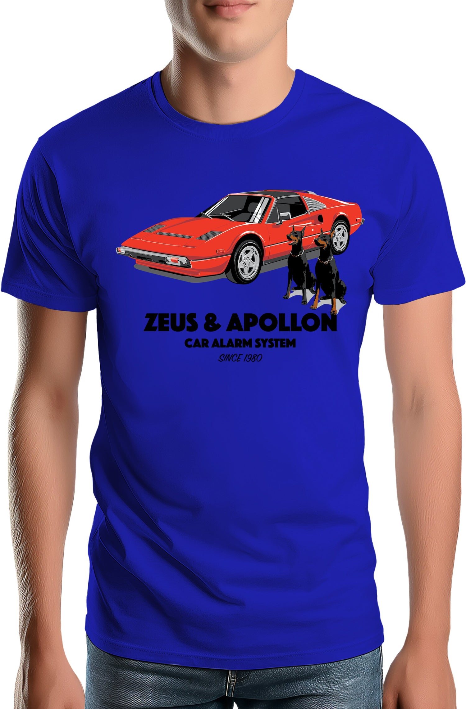 T-Shirt Homme Zeus et Apollon Alarm depuis 1980