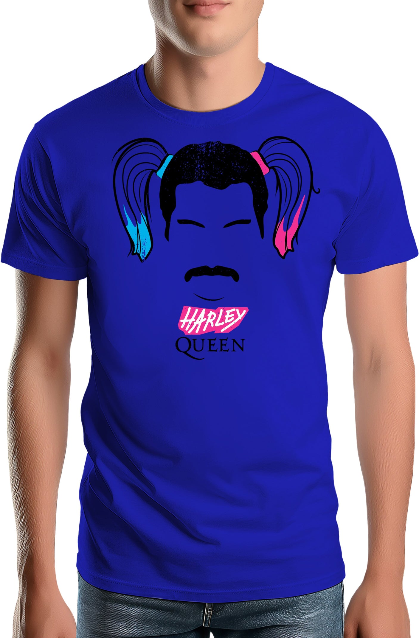 T-Shirt Homme Queen et Harley Quinn