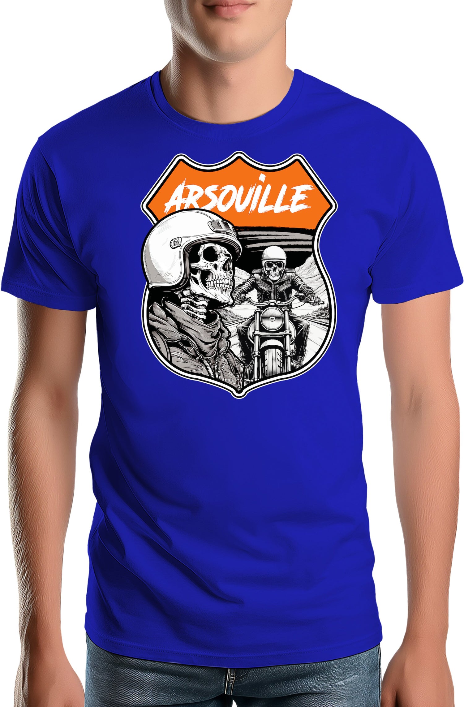T-Shirt Homme Arsouille tête de mort