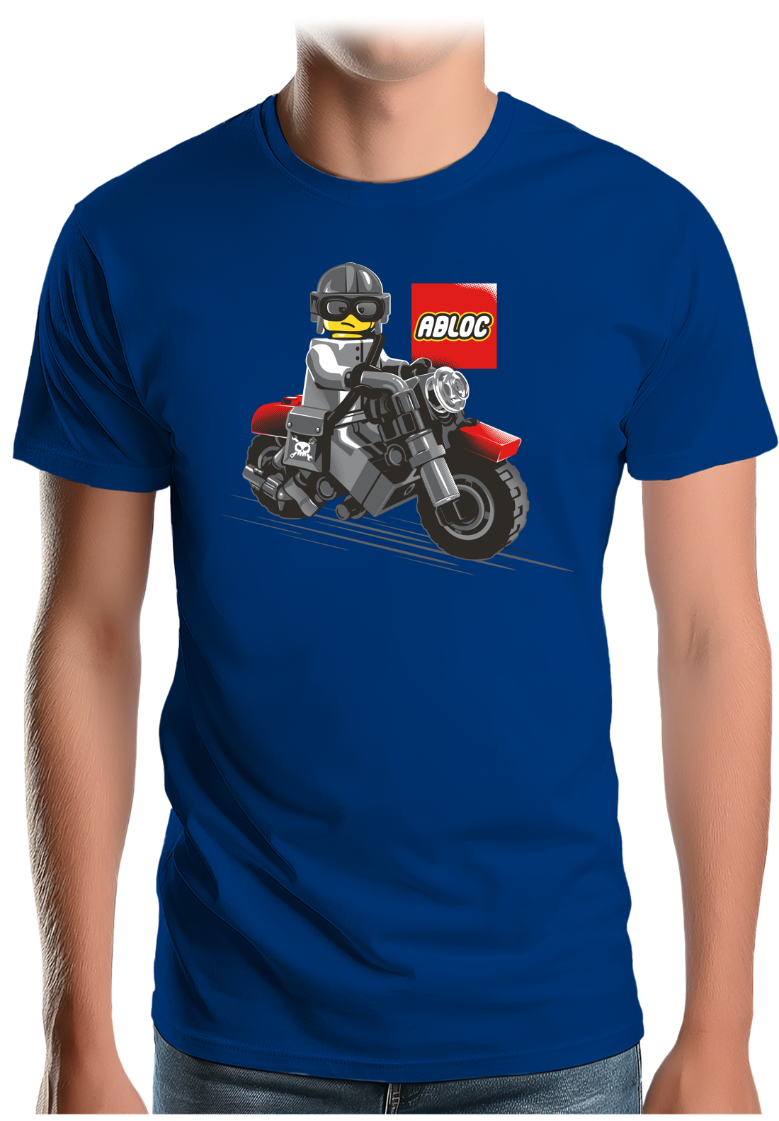 T-Shirt Homme La moto de construction pour les enfants